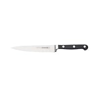 Mundial 5100 Series 6-Inch Utility Knife with Straight Edge, Black