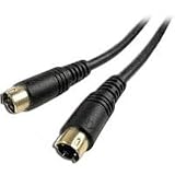 Cables Unlimited - Video cable - S-Video - 4 pin mini-DIN (M) - 4 pin mini-DIN (M) - 3 ft - shielded - black