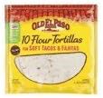 Old El Paso Flour Tortilla Shell, 8.2 Ounce -- 12 per case.