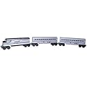Whittle Shortline RR - Amtrak's F-40 Superliner Passenger Train Set