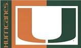 Miami Hurricanes 3'x5' Flag - COLLEGE ATHLETICS Sports Merchandise