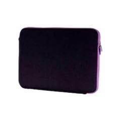 Belkin Notebook Neopren Schutzh�lle, 39,6 cm (15,6 Zoll) Widescreen Kohlenschwarz/Lila