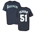 Baseball T-Shirt - Seattle Mariners #51 Ichiro Suzuki T-Shirt (Adult XX-Large)