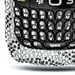 BLACKBERRY CURVE 3G FOR 9300 8520 8530 FULL DIAMOND SILVER ZEBRA thumb