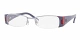RAY BAN 6152 2507 METALLIC GREY-BLUE METAL EYEGLASSES