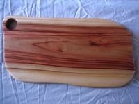 Laurelwood FROO2-09 Small Freeform Cutting Board With Hanging Hole