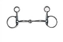 JP Half Cheek Snaffle-4 1/2"