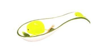 GREEN APPLE Large 3-D Spoon Rest / Trivet *NEW!*