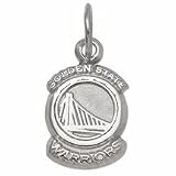 Logoart Golden State Warriors 3/8 Sterling Silver Pendant