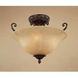 Burnt Umber Semi-Flush 97511-BU Designer Fountains