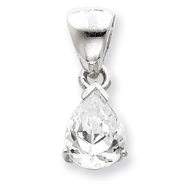 Sterling Silver CZ Pendant