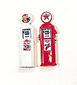 TEXACO GAS PUMPS - JL INNOVATIVE DESIGN HO SCALE MODEL TRAIN ACCESSORIES 514