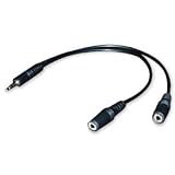 3.5mm Audio Headphone Splitter Cable Jack Lead Two Way