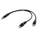 3.5mm Audio Headphone Splitter Cable Jack Lead Two Way