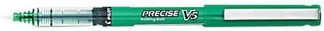 Pilot Precise V5 Roller Ball Stick Pen, Needle Pt, 0.5mm Extra Fine