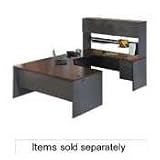 38000 Series Right Pedestal Desk, 3/4 Pedestal, Light Gray/Light Gray, 66 x 30 - Sold as 1 Each