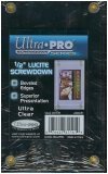 Ultra Pro 1/2" Lucite ScrewDown For Baseball Cards & Other Sports Cards - Great