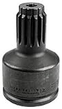 Proto 15005 1-1/2 Drive 1-1/2 Sq.F x No.5 Spline M Impact Socket Adapter