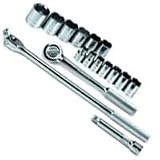 S K Hand Tools (SKT4116-6) 16 Piece 1/2in. Dr. SAE 6 Point Complete Socket Set