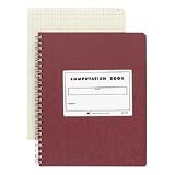 AMPAD Corporation Computation Book, 4x4 Quad, 76 Sheets, 9-1 4 x11-3 4 , Red Mfg Part # 22-157