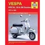 Vespa P/PX 125, 150 & 200 Scooters 1978-2003 (Haynes Manuals) book cover