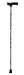 Drive Medical Lightweight Adjustable Folding Cane with T Handle, Purple Floral
