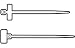 Standard Cable Tie with Cable Identification, 110mm x 2.3mm