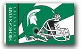 Michigan State Helmet 3x5 Flag