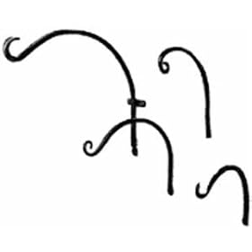 Achla Designs TSH-05 Curved Up Bracket, 12-Inch