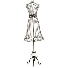 40086 Schmuckpuppe Kleiderständer Dekopuppe Schneiderbüste Garderobe Ständer ca. 48 x 34 x 154 cm