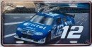 Ryan Newman #12 Nascar License Plate (2008)