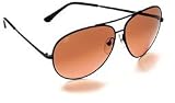 Serengeti Aviator Large - Matte Black Frame & Drivers Gradient Lens