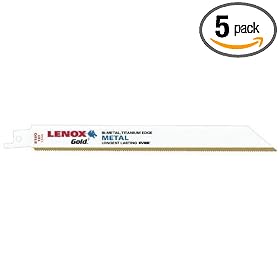 5PK 8"18TPI Recip Blade