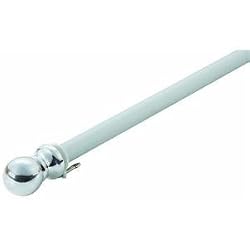 Valley Forge 2-Piece 5-Foot Brushed Aluminum Spinning Flag Pole