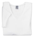 NEW Port Authority - Ladies V-Neck T-Shirt White-L