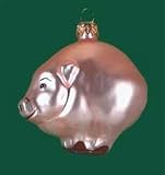 Pig 4 Ornament - set of 6