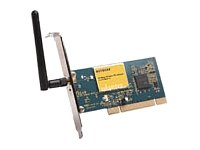 NETGEAR WG311T Super-G Wireless PCI Adapter - Network adapter - PCI - 802.11b, 802.11g, 802.11 Super G