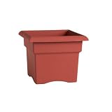 Fiskars 57014C 14-Inch Veranda Square Planter Box, Clay