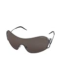 Roberto Cavalli Talia - Serpent Rimless Shield Sunglasses gunmetal brown by Roberto Cavalli