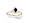 14K Yellow Gold Genuine Oval Black Onyx and Diamond Ring - Size 4
