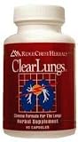 ClearLungs by RidgeCrest Herbals, Powerful Chinese Herbal Combination for Breathing Problems Such as Ashtma, 60 VCaps