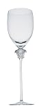 Versace by Rosenthal Medusa Lumiere Clear Crystal Water Goblets, Set of 2