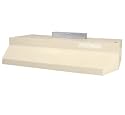 Economy Series 30-Inch Two-Speed Rectangular Vented Range Hood, Bisque