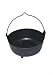Large Black PVC Cauldron