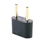 Adapter Plug - Europe - Universal Polarized Wide Input Round Pins - Heavy Duty 8 Amp Rating