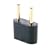 Adapter Plug - Europe - Universal Polarized Wide Input Round Pins - Heavy Duty 8 Amp Rating
