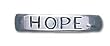 Solid Sterling Silver "Hope" Band Ring
