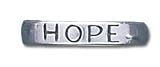 Solid Sterling Silver "Hope" Band Ring