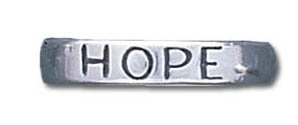 Solid Sterling Silver Hope Band Ring