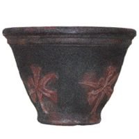Pottery Collaborative, 16" Pot Iris Bell Vintage Iron IB160IVI